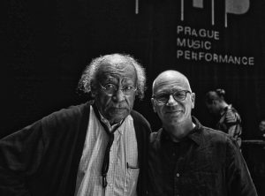 Anthony Braxton und Roland Dahinden, fotografiert von Marek Bouda